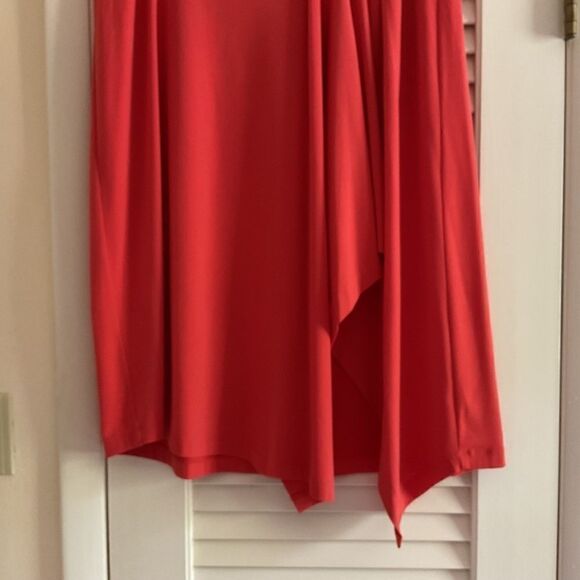 Michael KORS ASYMMETRICAL ORANGE  WOMAN SKIRT SIZE US XL​​ - Picture 10 of 14